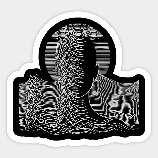 post punk woman waves Sticker by lkn